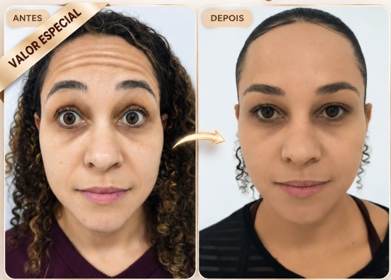 Antes e depois Toxina Botulínica Testa Joana Cardoso